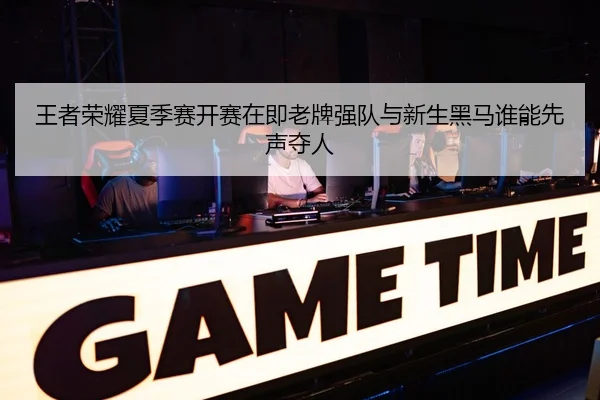 王者荣耀夏季赛开赛在即老牌强队与新生黑马谁能先声夺人